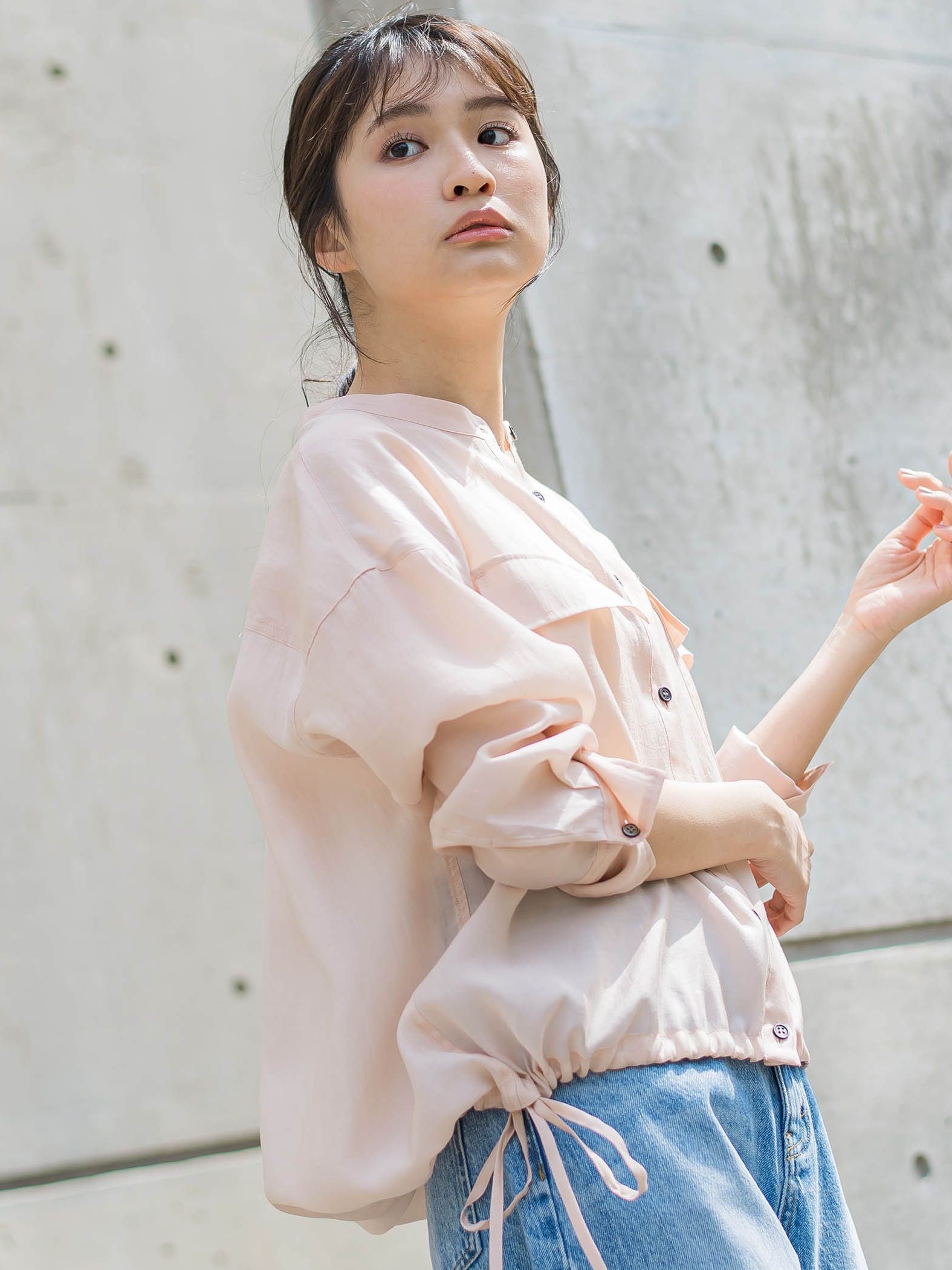 セミシアードロストブラウス≪手洗い可能≫