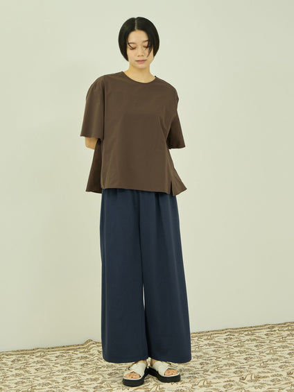 【涼やかストレッチ】半袖ブラウス