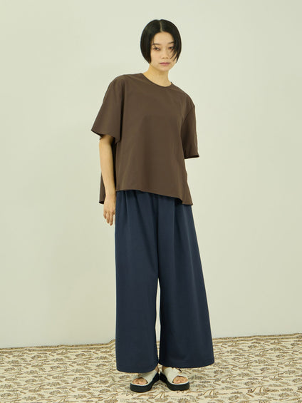 【涼やかストレッチ】半袖ブラウス