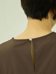 【涼やかストレッチ】半袖ブラウス