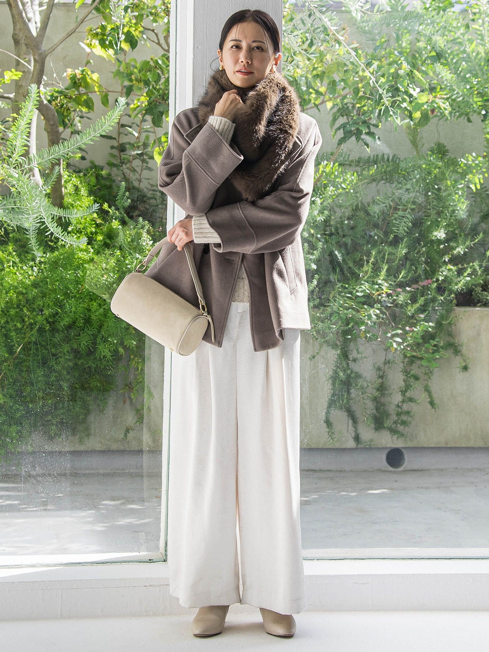 【THROW/スロー】Eco Fur Shawl