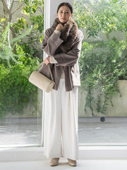 【THROW/スロー】Eco Fur Shawl