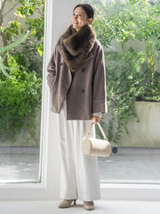 【THROW/スロー】Eco Fur Shawl