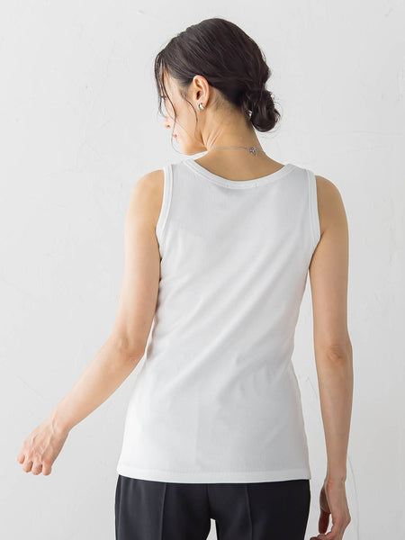 【WEB限定】【skinea】≪着るスキンケア≫スキネアリブタンクトップ