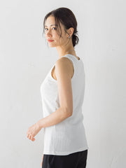 【WEB限定】【skinea】≪着るスキンケア≫スキネアリブタンクトップ