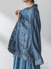 ゆれるデニムジャケット