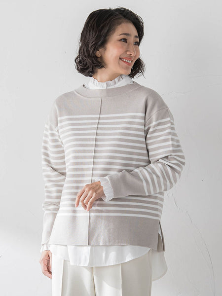 【大きいサイズ】ネックフリルブラウス