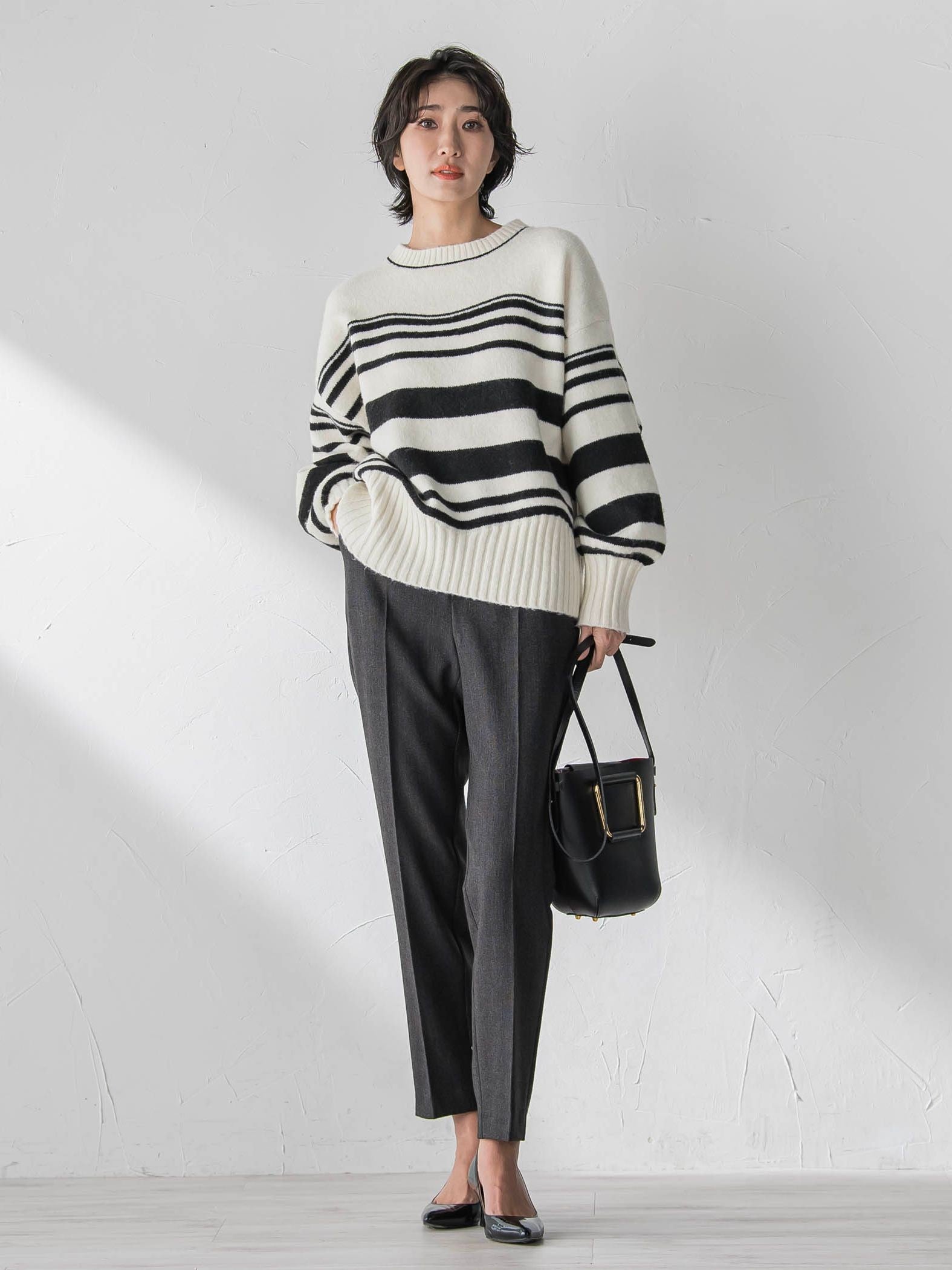 両面起毛2WAYストレッチテーパードパンツ