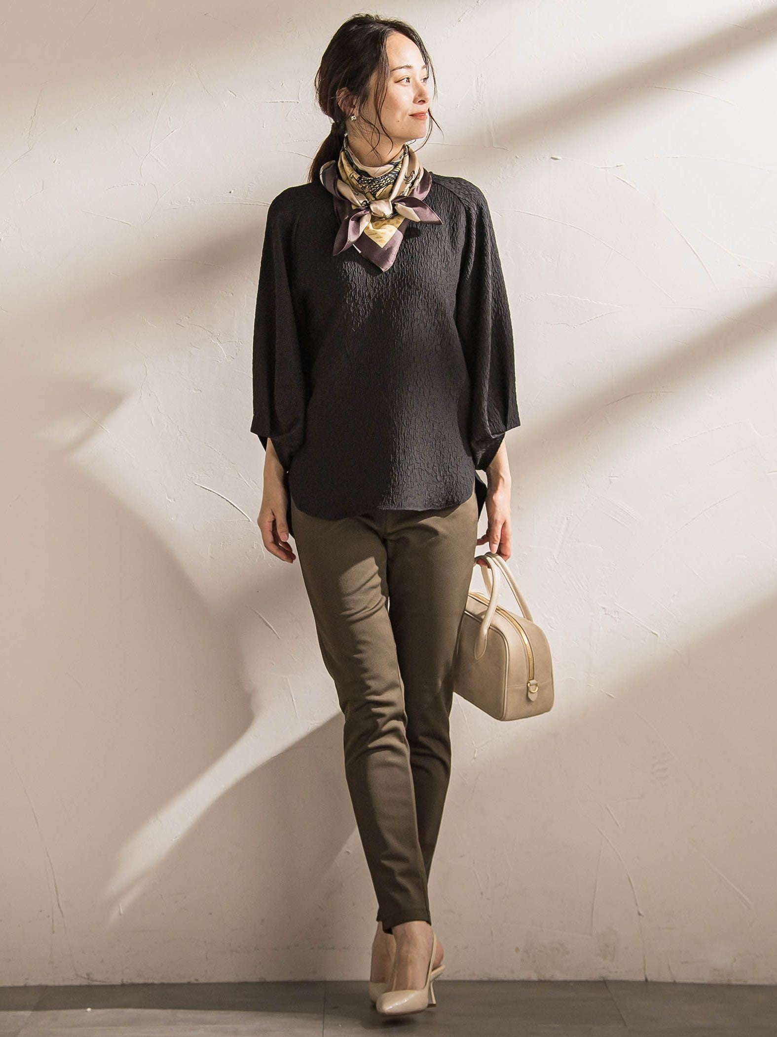 【WEB限定】裏起毛発熱レギンスパンツ≪ストレッチ/洗える≫