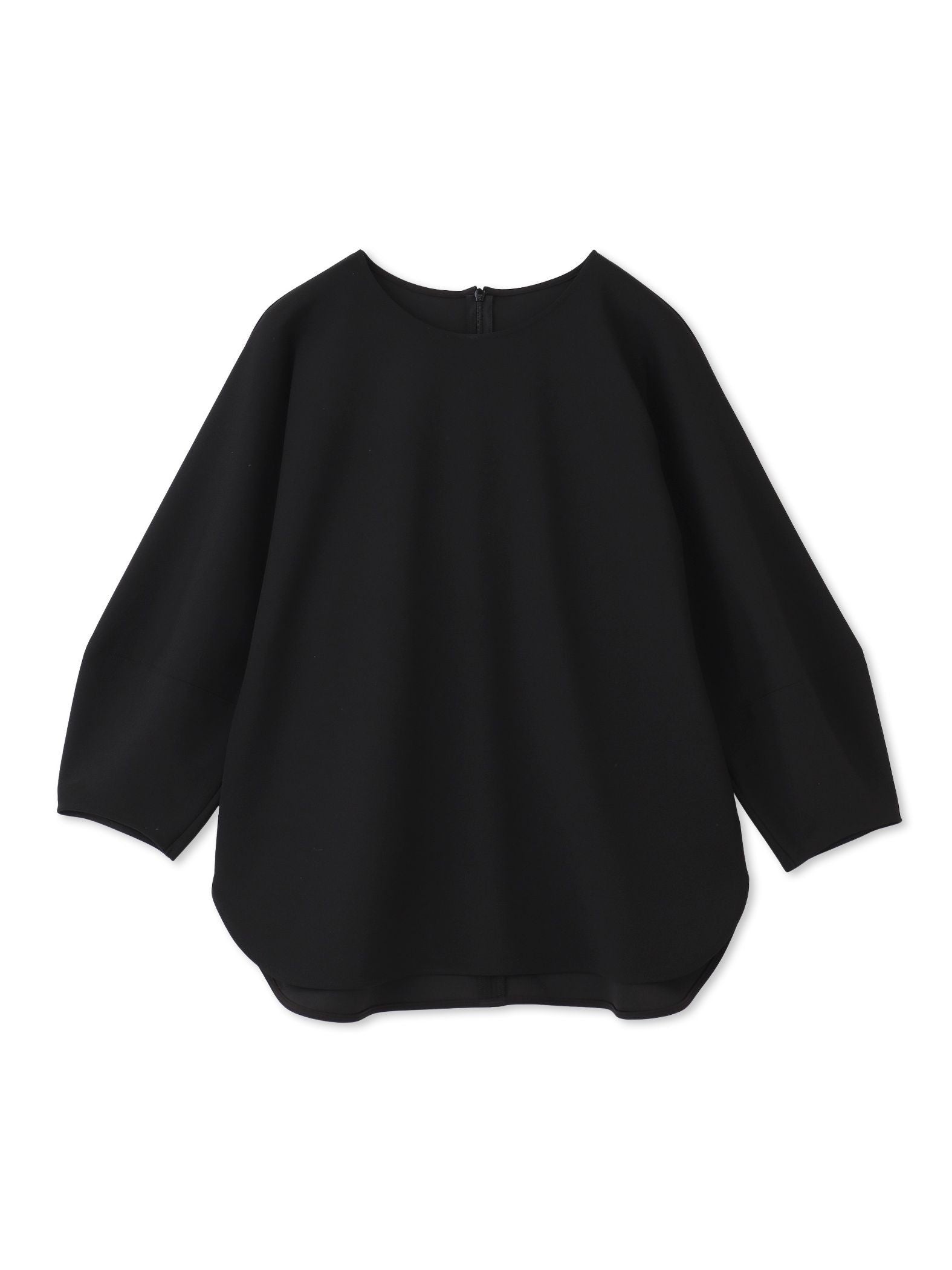 【WEB限定】フォルムスリーブバックジップトップス≪洗濯機で洗える≫