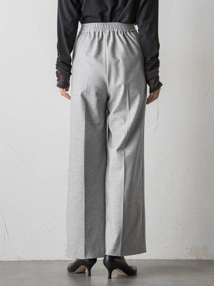 両面起毛ワイドパンツ