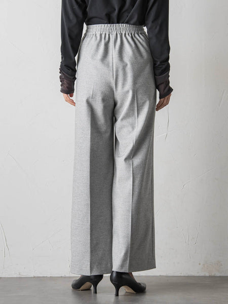 両面起毛ワイドパンツ