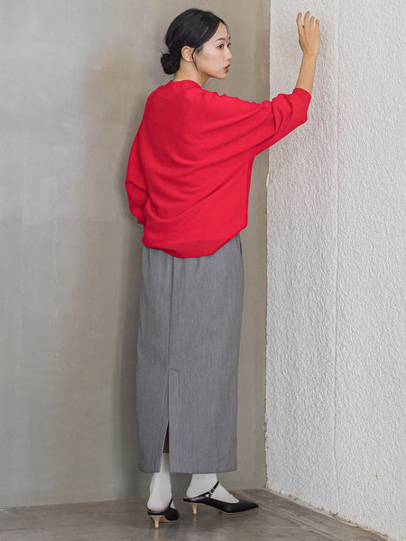 裏起毛タイトスカート≪手洗い可能≫