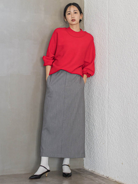 裏起毛タイトスカート≪手洗い可能≫