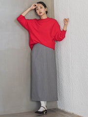 裏起毛タイトスカート≪手洗い可能≫