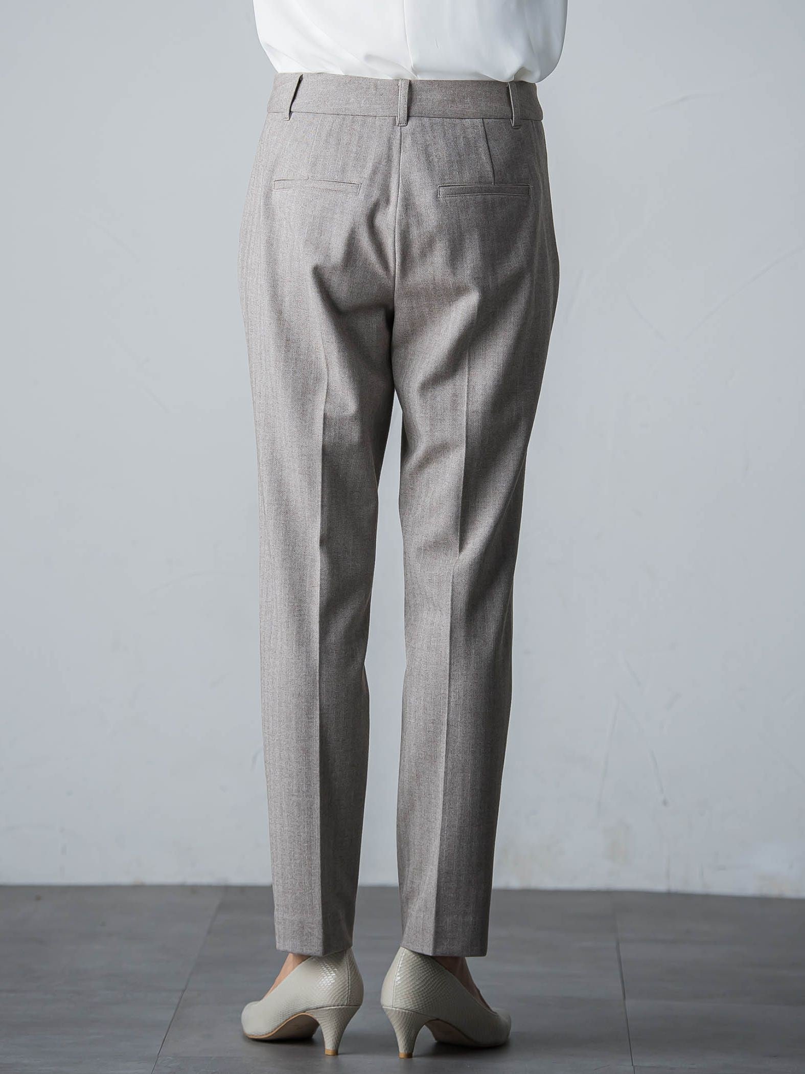 ヘリンボンテーパードパンツ≪セットアップ≫