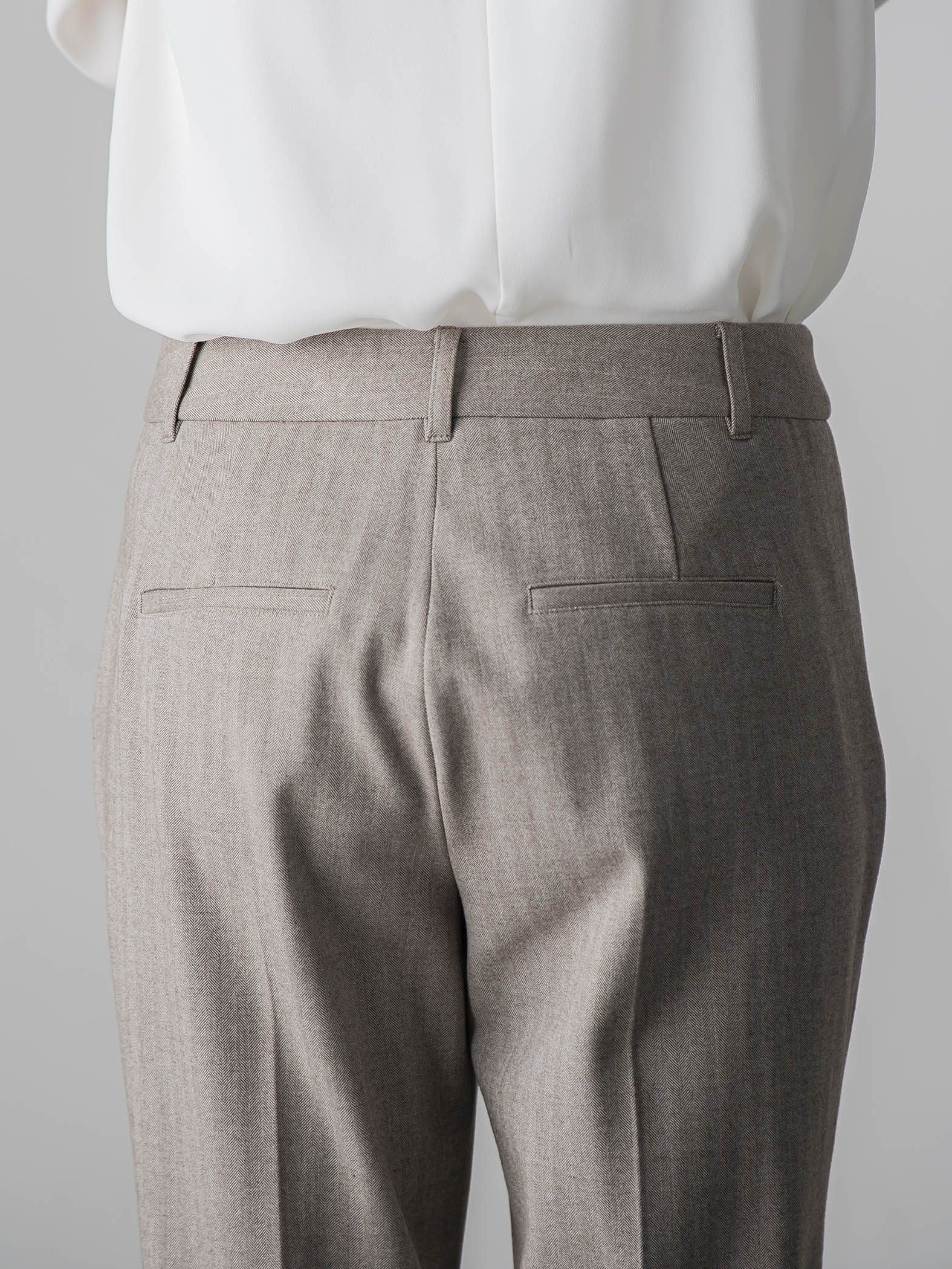 ヘリンボンテーパードパンツ≪セットアップ≫