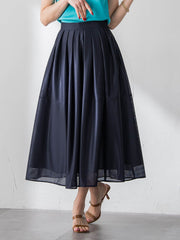 ラッセルレースチェックスカート