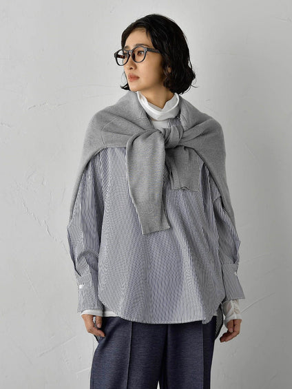 シアー切り替えカットソー