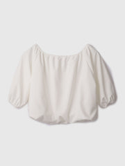 【キレカジ】撥水バルーンブラウス