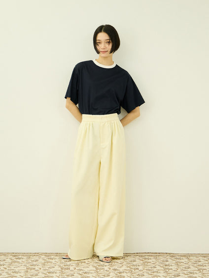 【汗染み防止】 ひんやりリンガーTシャツ