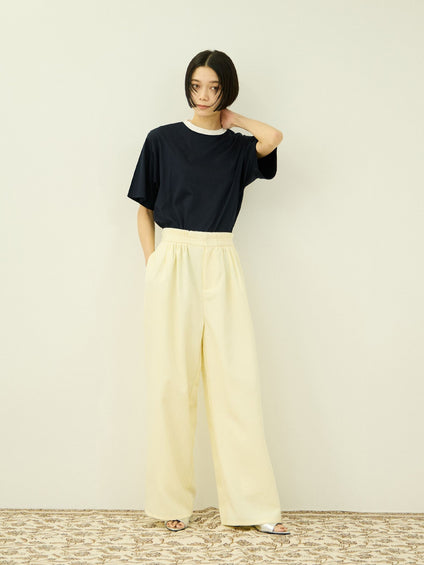 【汗染み防止】 ひんやりリンガーTシャツ