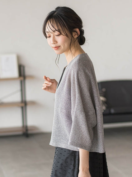 ラメッシュブラウス