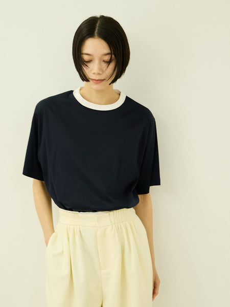 【汗染み防止】 ひんやりリンガーTシャツ