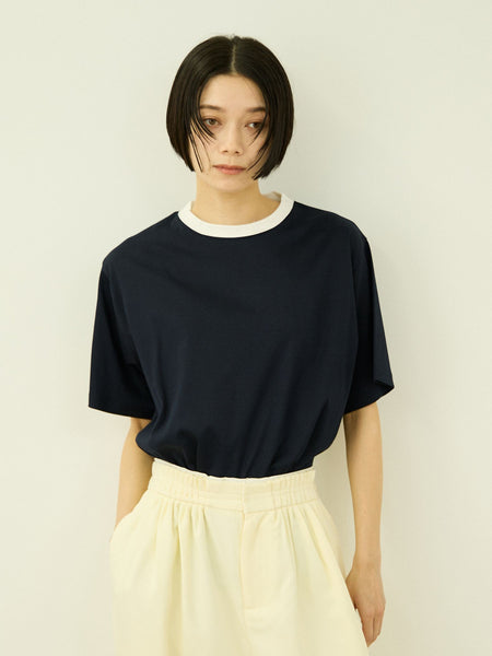 【汗染み防止】 ひんやりリンガーTシャツ