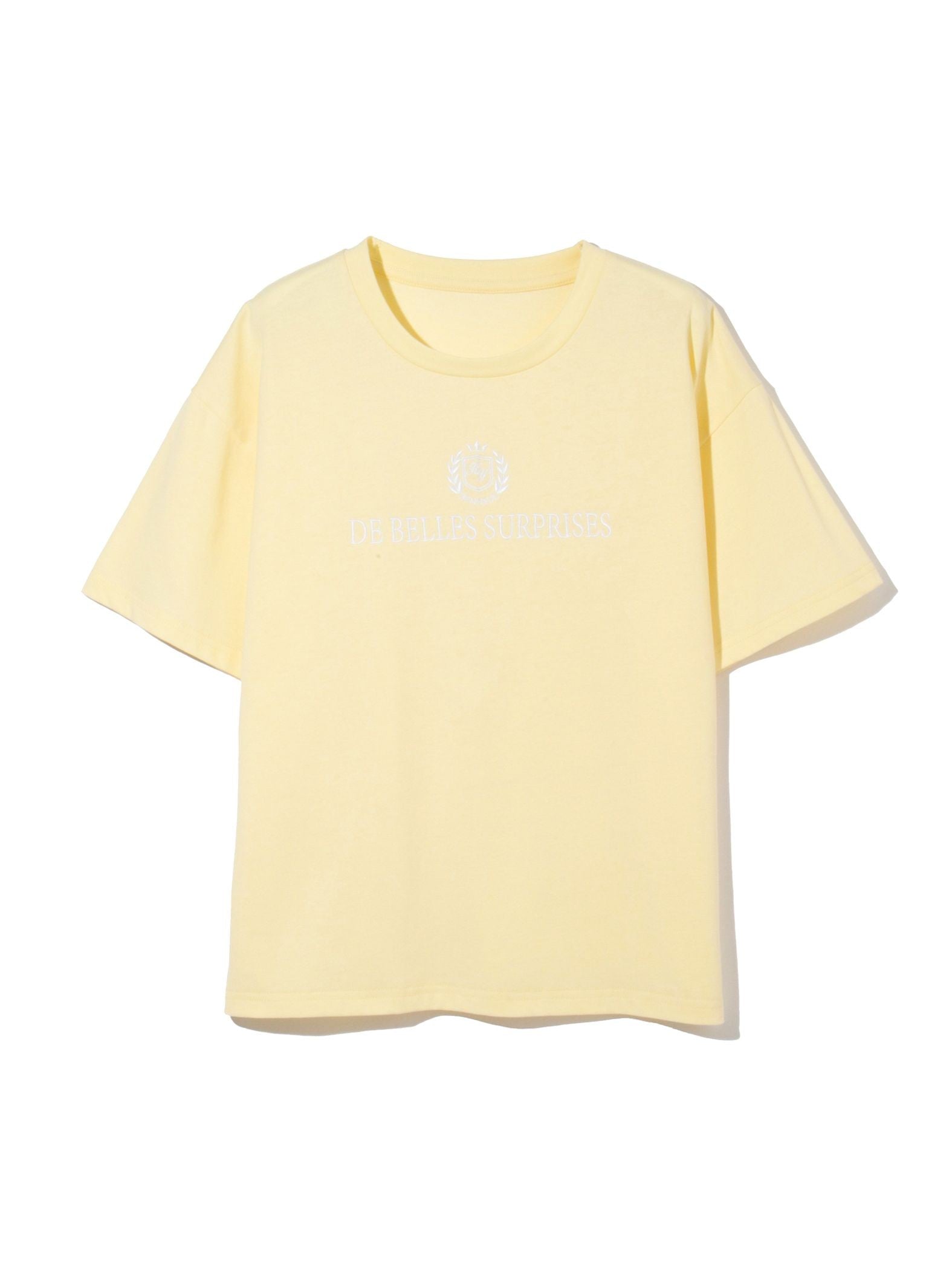 ツヤ刺繍Tシャツ≪洗濯機で洗える≫