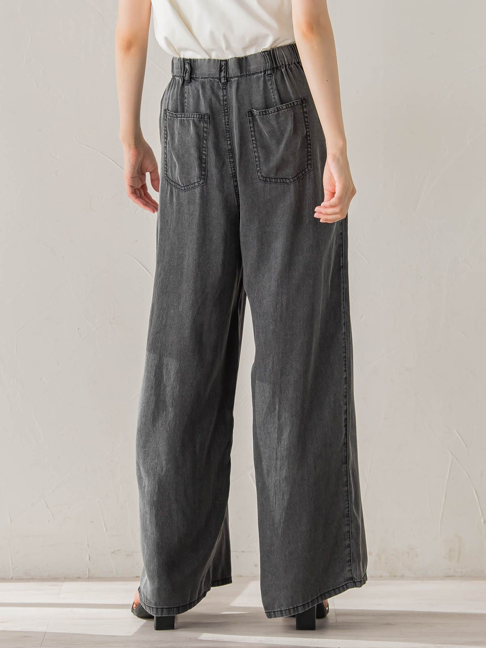 Air DENIM ワイドパンツ