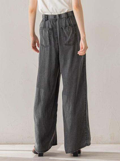 Air DENIM ワイドパンツ