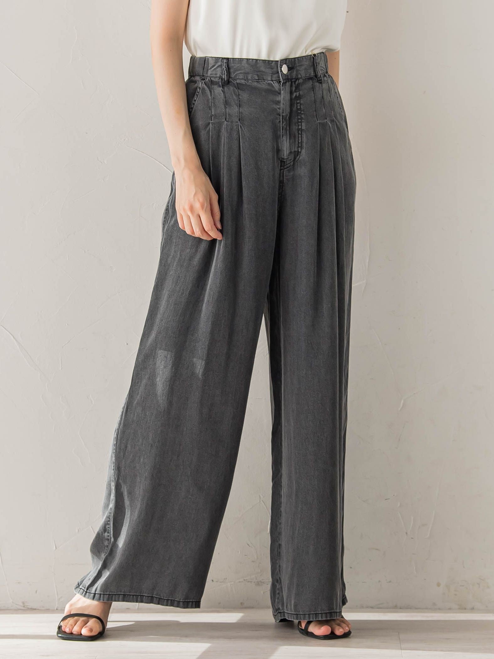 Air DENIM ワイドパンツ