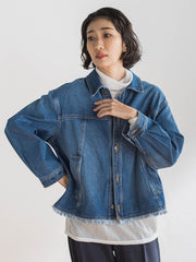 シアー切り替えカットソー