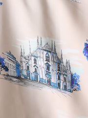 イタリアンセネリープリントスカート