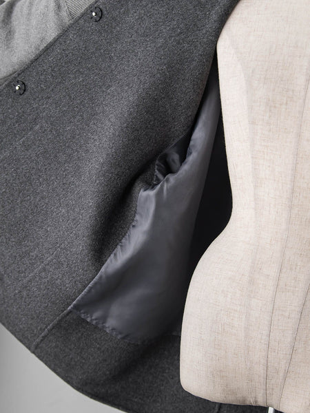 <極>”軽さと贅沢なぬくもり”スタンドカラーリバーコート