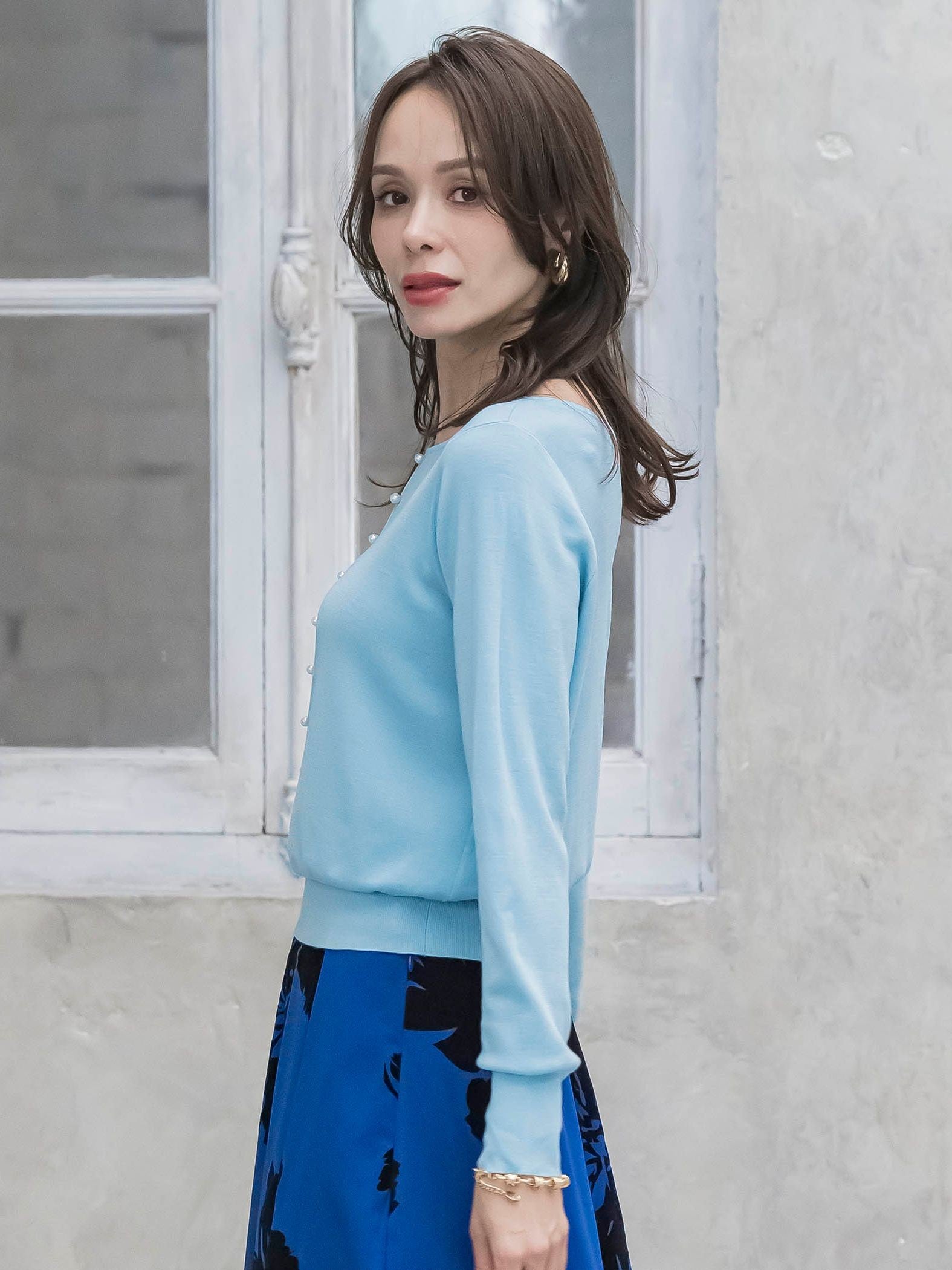 BRISBANE前後2WAYニット≪手洗い可能≫