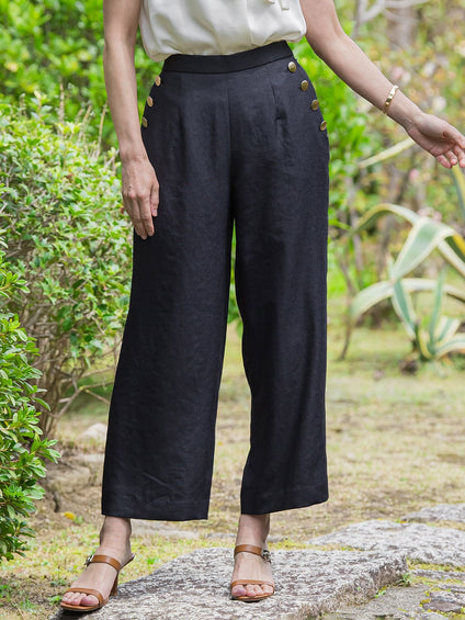 アイアスワイドパンツ≪洗濯機で洗える≫