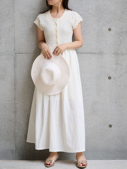 ポコポコドッキングフレアワンピース≪手洗い可能≫