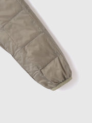 【TAION】クルーネックボタンダウンジャケット≪手洗い可能≫