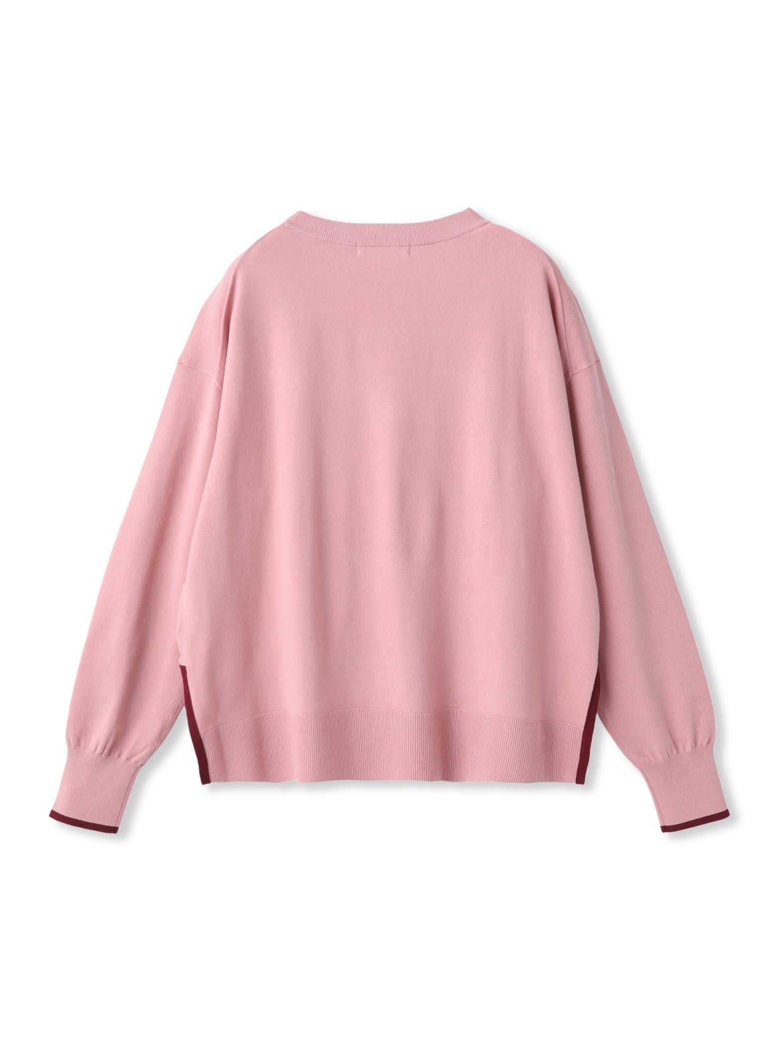 【WEB限定】カラー配色ニット≪洗える≫