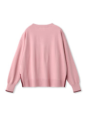 【WEB限定】カラー配色ニット≪洗える≫