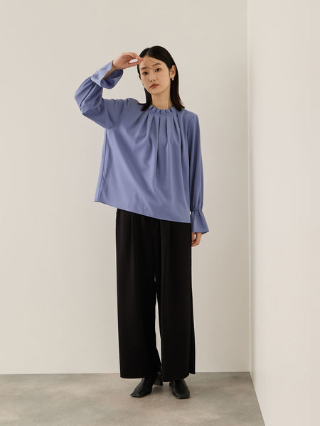 カットジョーゼットイージーワイドパンツ≪手洗い可能≫