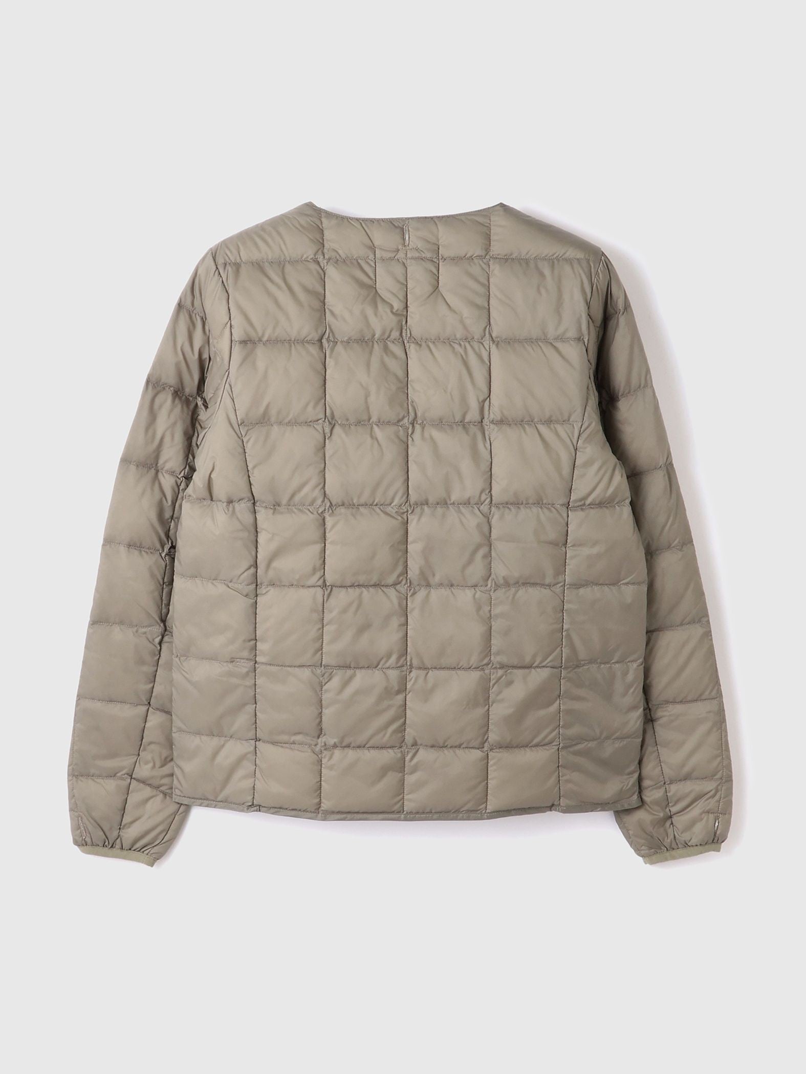 【TAION】クルーネックボタンダウンジャケット≪手洗い可能≫