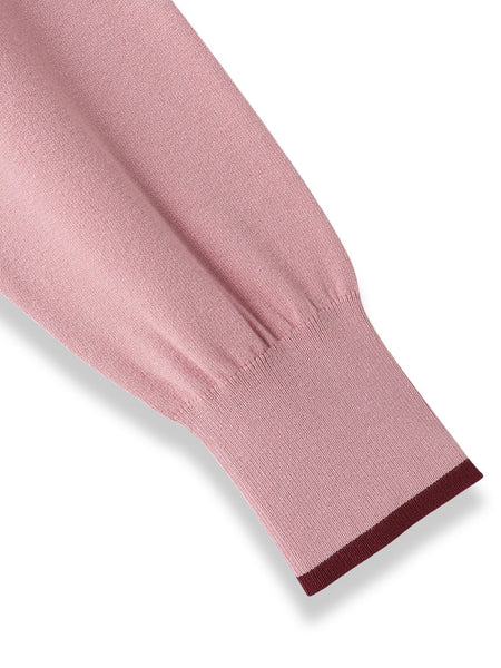 【WEB限定】カラー配色ニット≪洗える≫