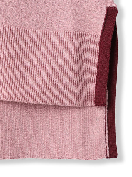 【WEB限定】カラー配色ニット≪洗える≫