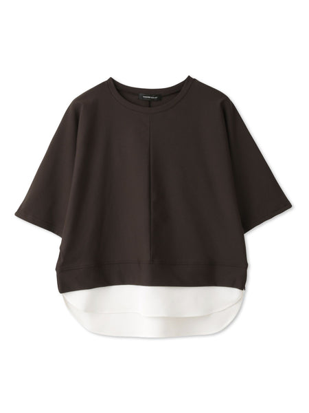 【上下セット】レイヤリードルマントップ×スカート2ピース