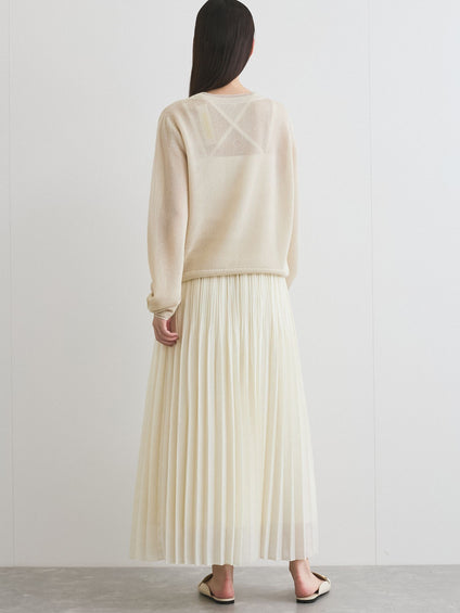 麻タッチハイショクプルオーバー≪手洗い可能≫
