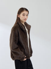 フェイクファームートンブルゾン