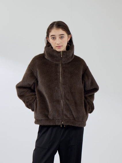 フェイクファームートンブルゾン